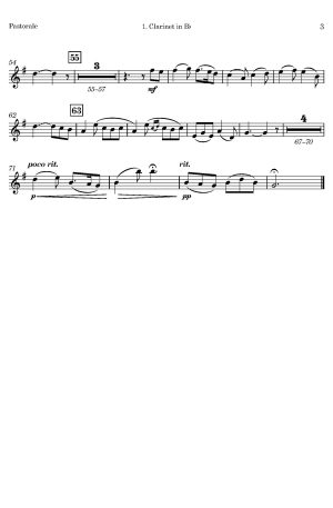 Battison Haynes | Pastorale | for Clarinet Quintet