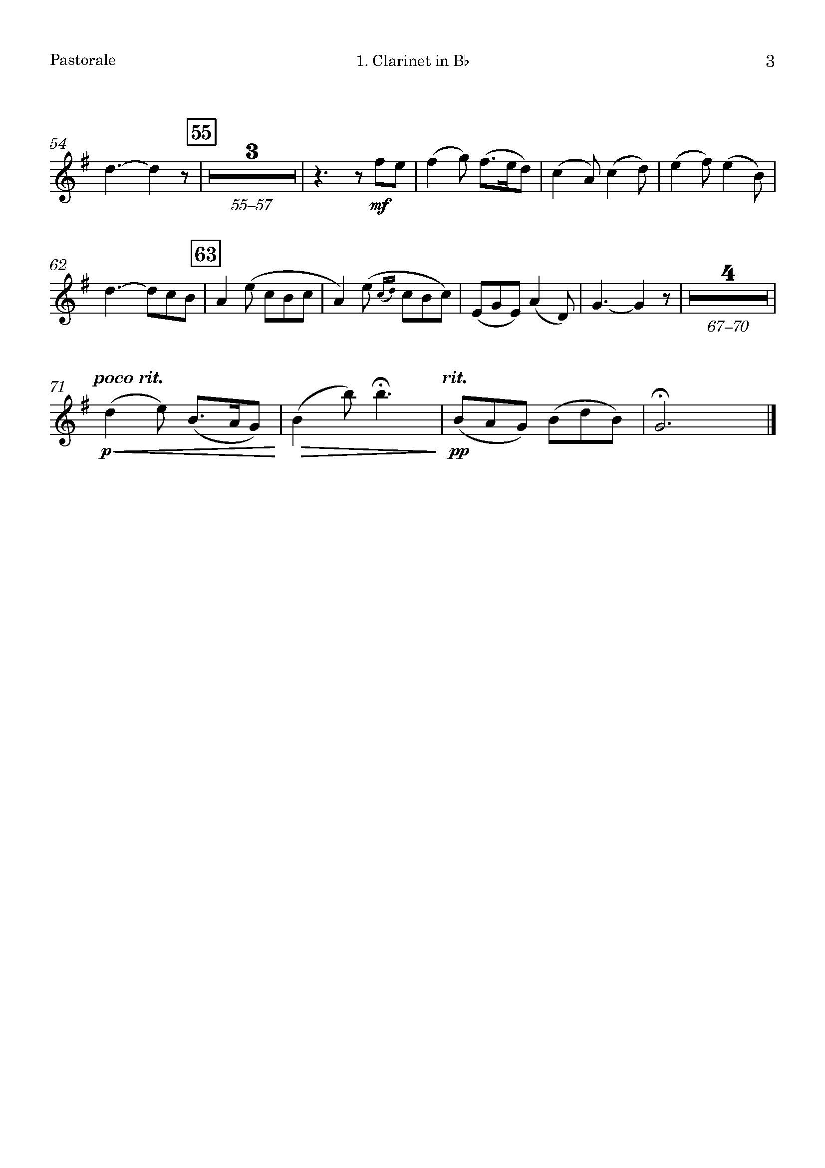 Battison Haynes | Pastorale | for Clarinet Quintet - Image 3