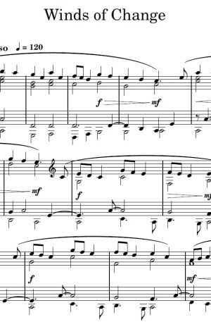 Winds of Change – Piano Solo