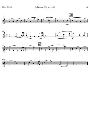 Slow March (from the Fourth Trio Sonata) [arr. for Brass Quintet]