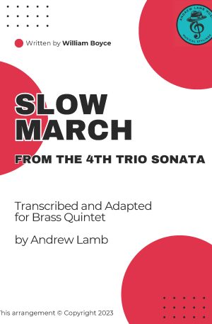 Slow March (from the Fourth Trio Sonata) [arr. for Brass Quintet]