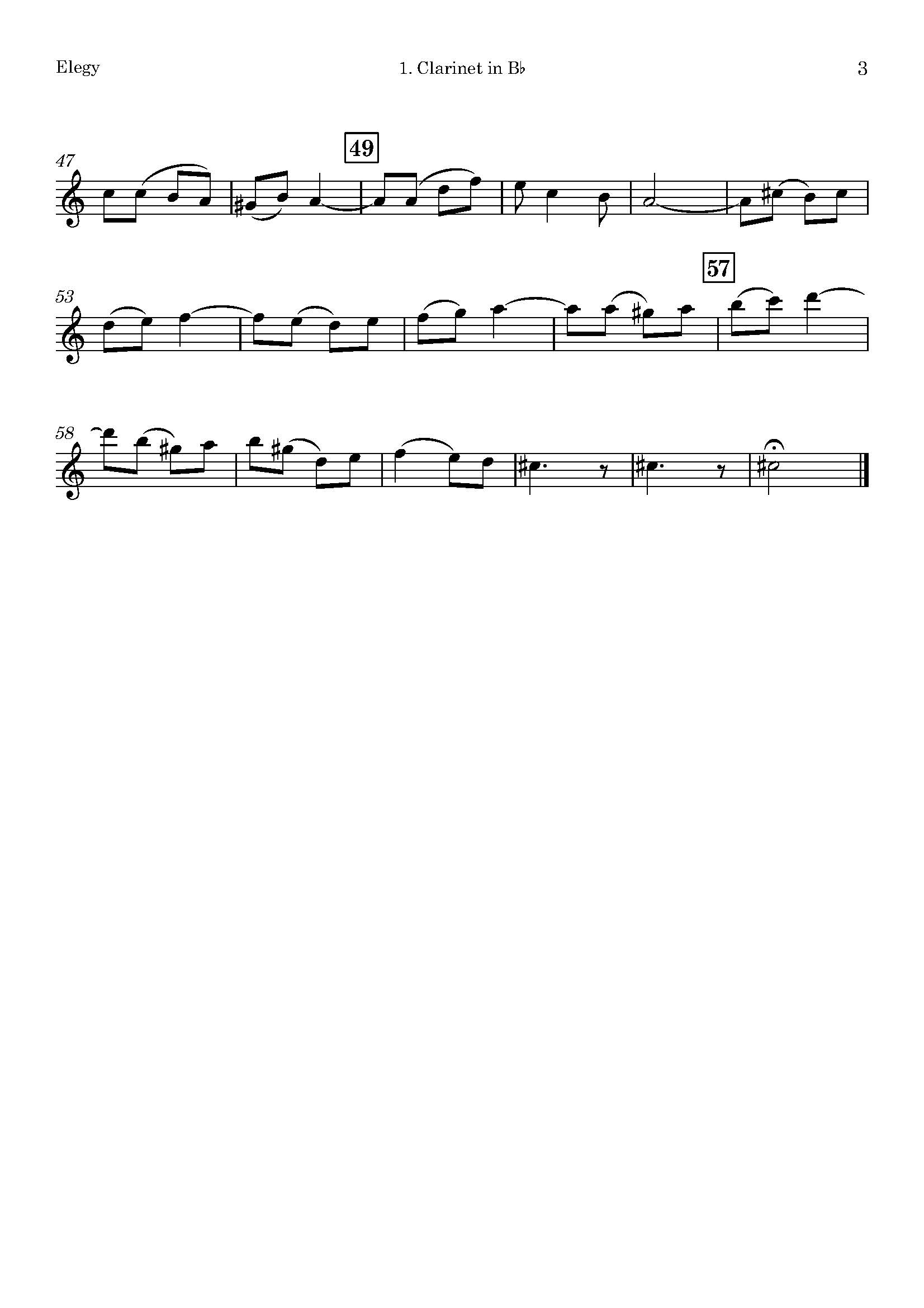 Charles Harford Lloyd | Elegy | for Clarinet Quintet - Image 3