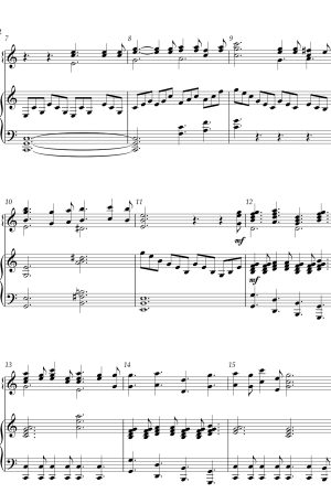 O Holy Night (2 octave handbells and piano accompaniment)