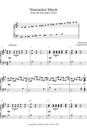 Nutcracker March (3 octave handbells)