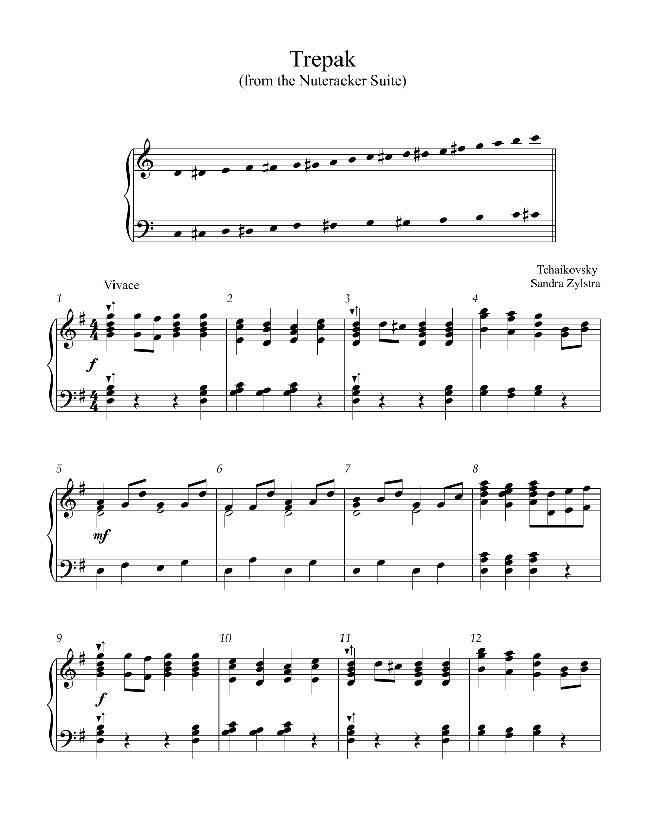 Trepak (3 octave handbells) - Image 2