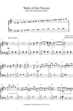 Waltz of the Flowers (3 octave handbells)