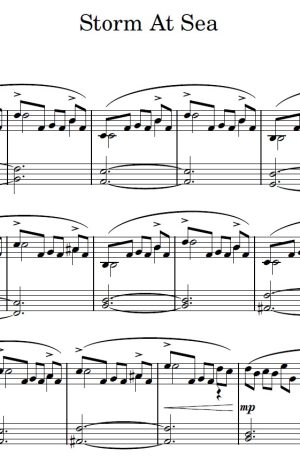 Storm At Sea – Piano Solo