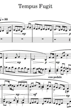 Tempus Fugit – Piano Solo