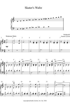 Skater’s Waltz (Les Patineurs) (3 octave handbells)