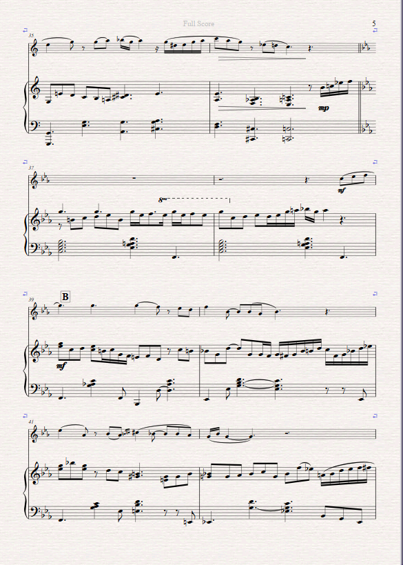 Cocktails. For Flute and Piano. - Image 3