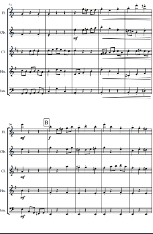 The Court Jester. For Wind Quintet (Flute, Oboe, Clarinet, Horn & Bassoon)