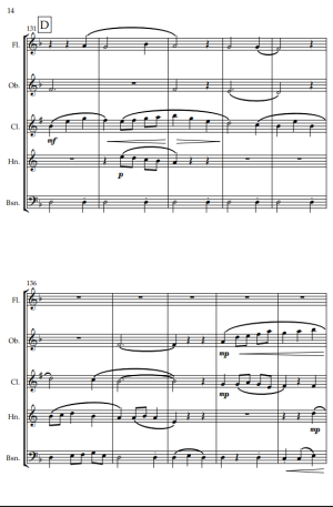 The Court Jester. For Wind Quintet (Flute, Oboe, Clarinet, Horn & Bassoon)