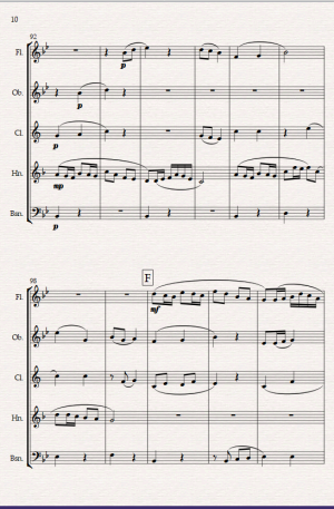 Demelza’s Dance for Wind Quintet.