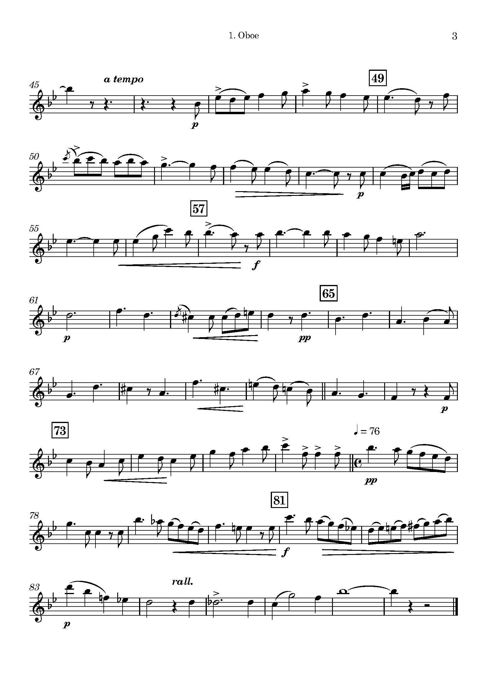 Jules Benedict | A Night Song | for Double-Reed Quartet - Image 3