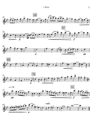 Jules Benedict | A Night Song | for Wind Quartet