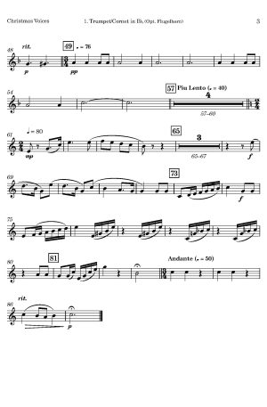 Emma Louise Ashford | Christmas Voices | for Brass Quintet