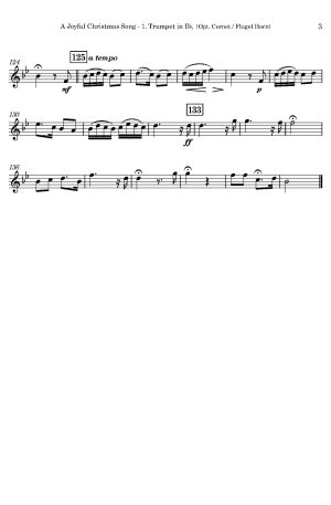 François-Auguste Gevaert | A Joyful Christmas Song | for Brass Quintet