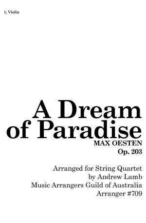 Max OESTEN | A Dream of Paradise