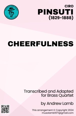 Ciro Pinsuti | Cheerfulness | for Brass Quartet