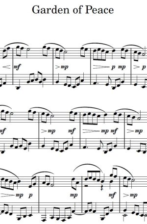 Garden of Peace – Piano Solo