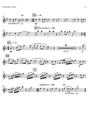 Emma Louise Ashford | Christmas Voices | for Wind Quintet