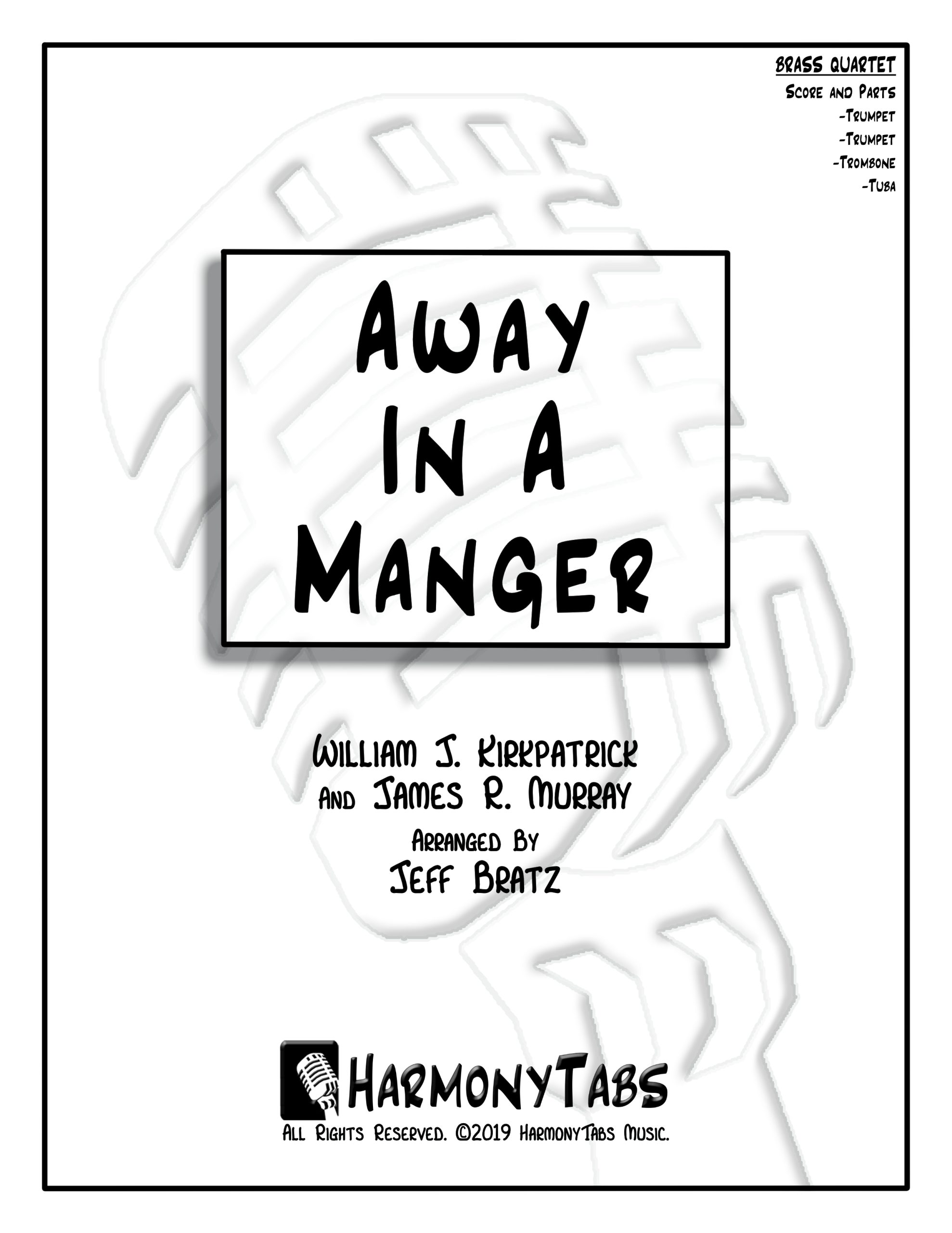 Away In A Manger (Brass Quartet)-Cover