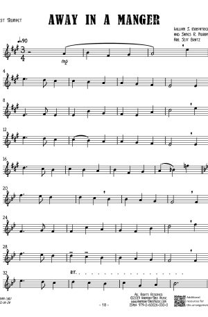 Away In A Manger (Brass Quartet)