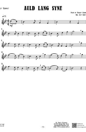 Auld Lang Syne (Brass Quartet)