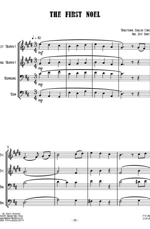 The First Noel (Brass Quartet)