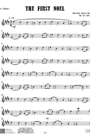 The First Noel (Brass Quartet)