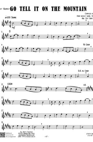 Go Tell It On The Mountain (Brass Quartet)