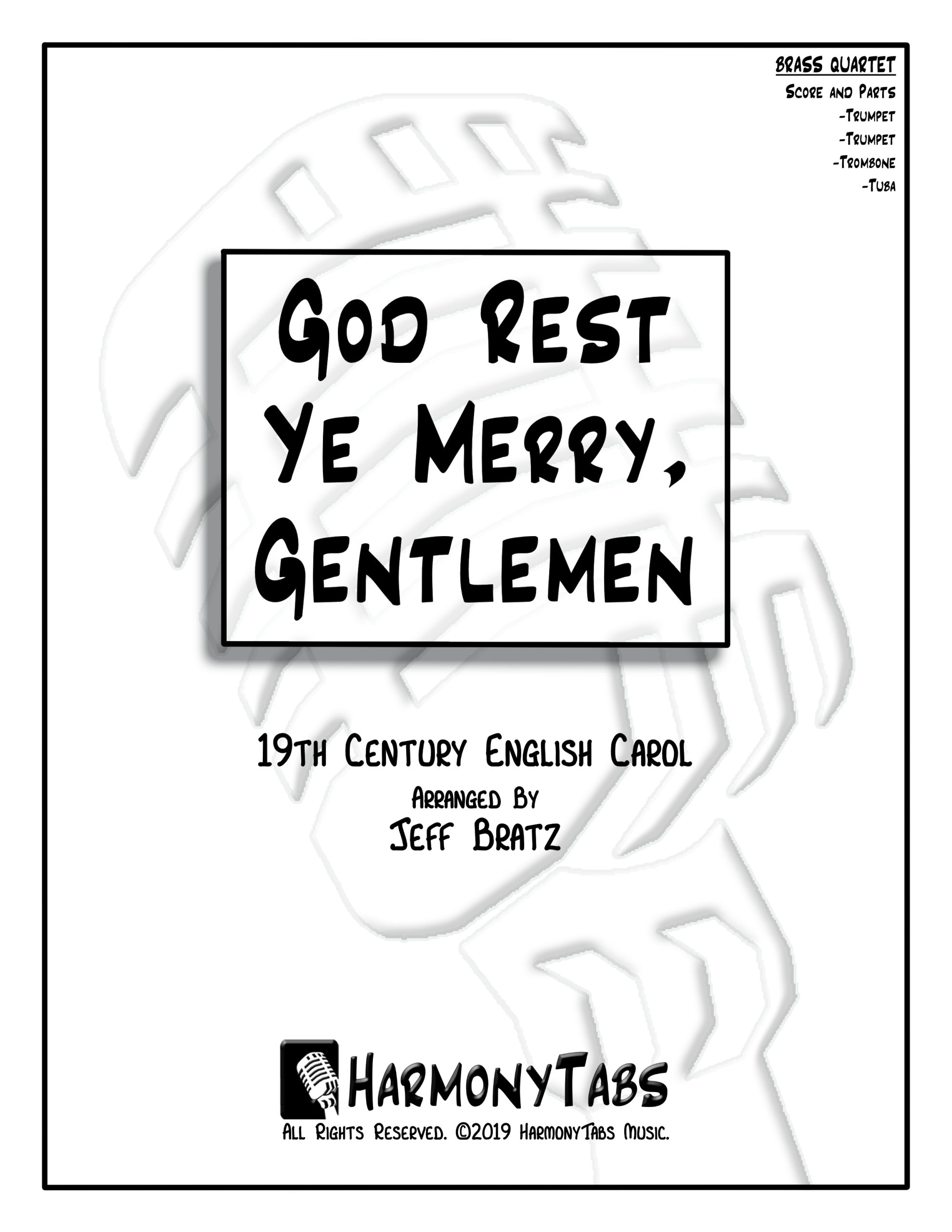 God Rest Ye Merry, Gentlemen (Brass Quartet)-Cover