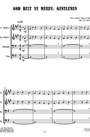 God Rest Ye Merry, Gentlemen (Brass Quartet)