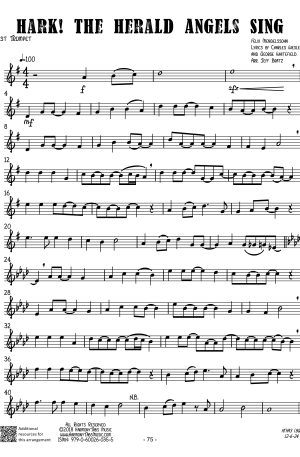 Hark! The Herald Angels Sing (Brass Quartet)