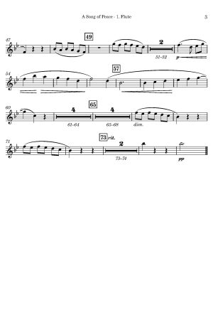 Joseph Bridge | A Song of Peace | for Wind Quintet