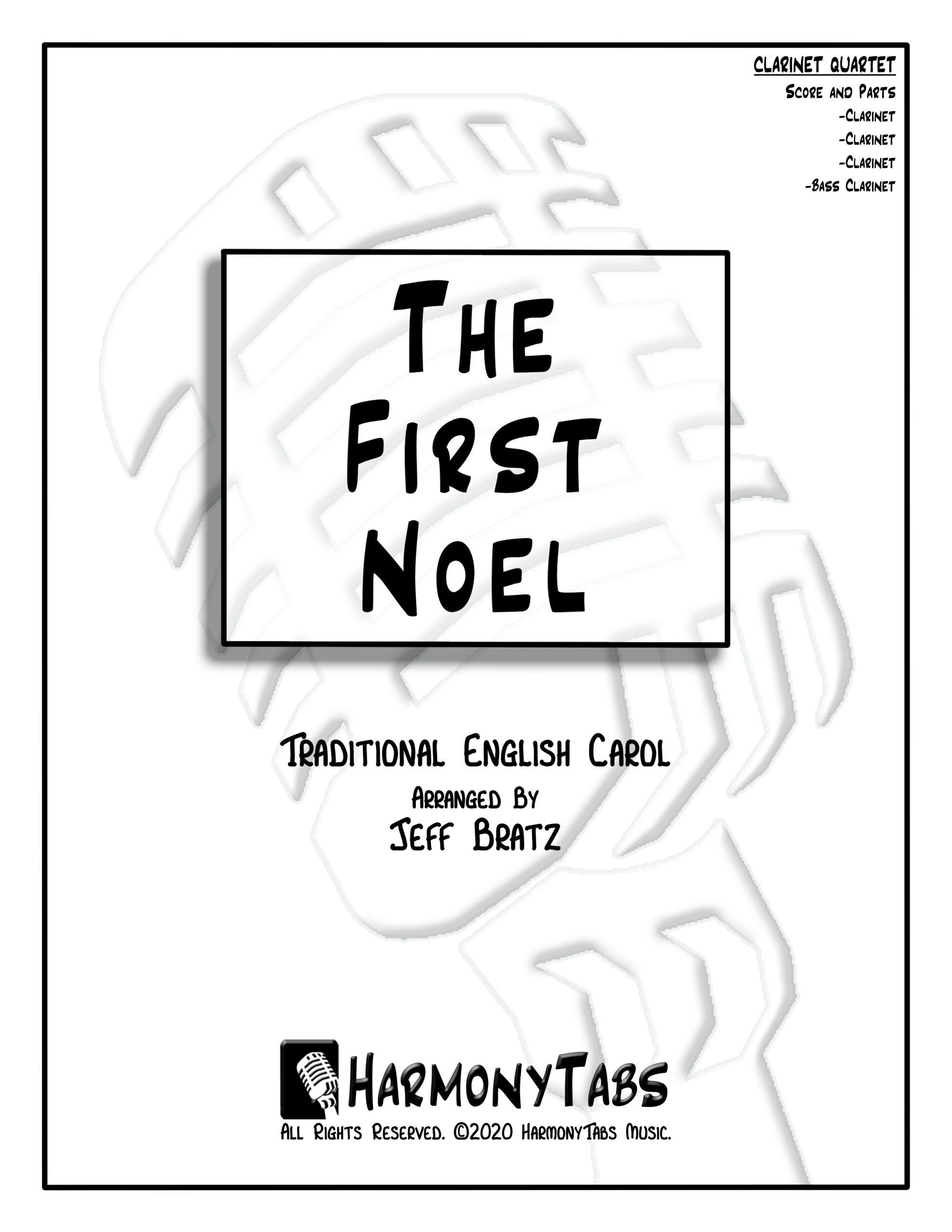 The First Noel (Clarinet Quartet)-Cover