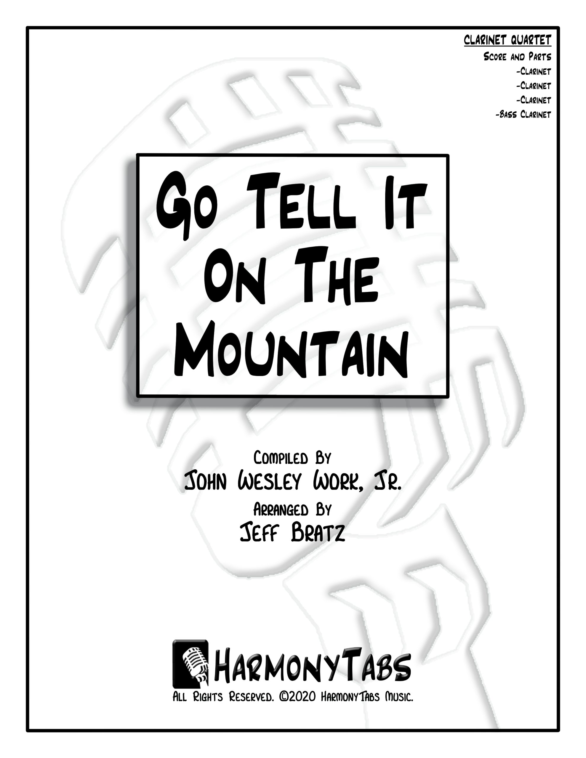 Go Tell It On The Mountain (Clarinet Quartet)-Cover