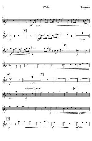 Laurent de Rillé | L’assaut | for String Quartet