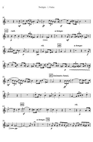 Dudley Buck | Twilight, Op. 92. No. 1 | for String Quartet