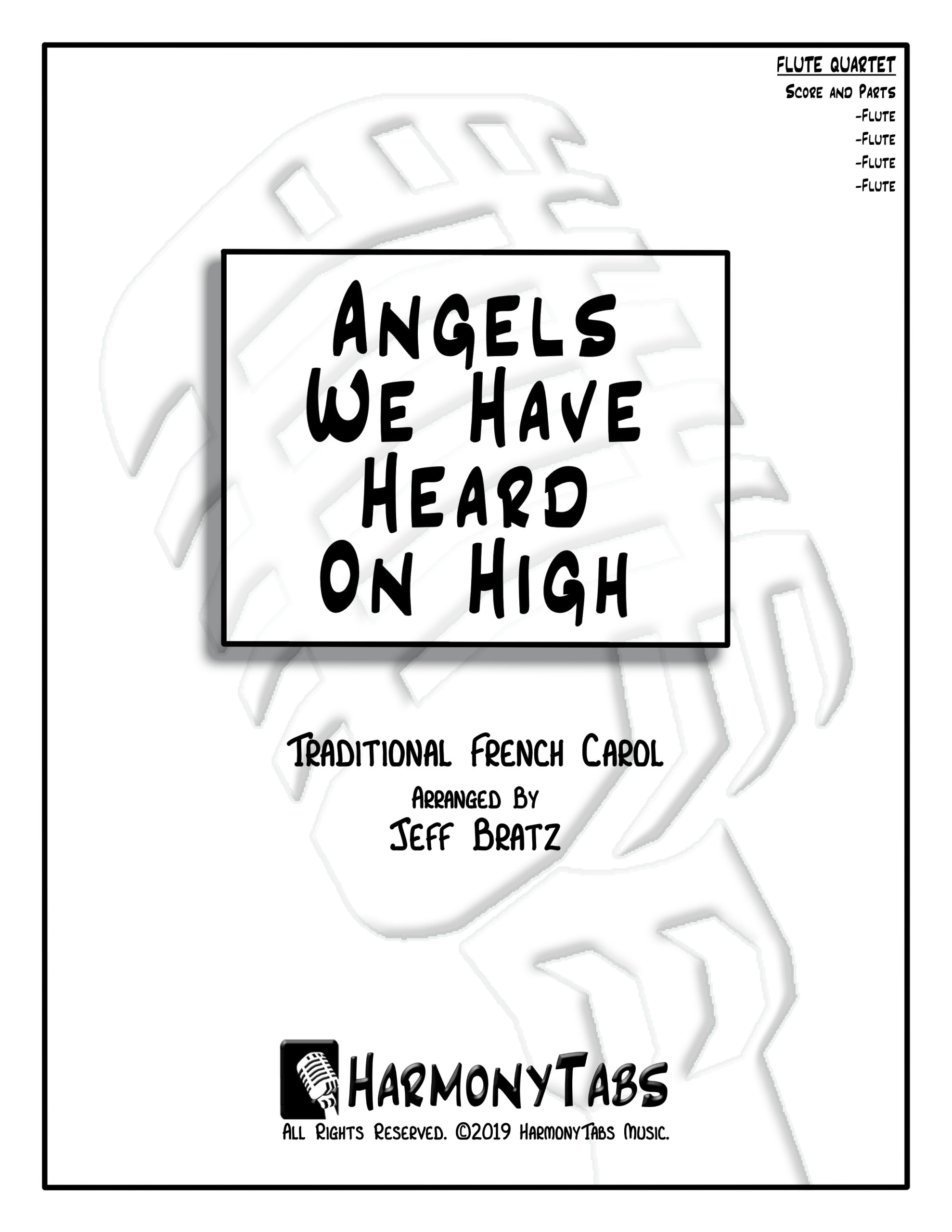 Angels We Have Heard On High (Flute Quartet)-Cover