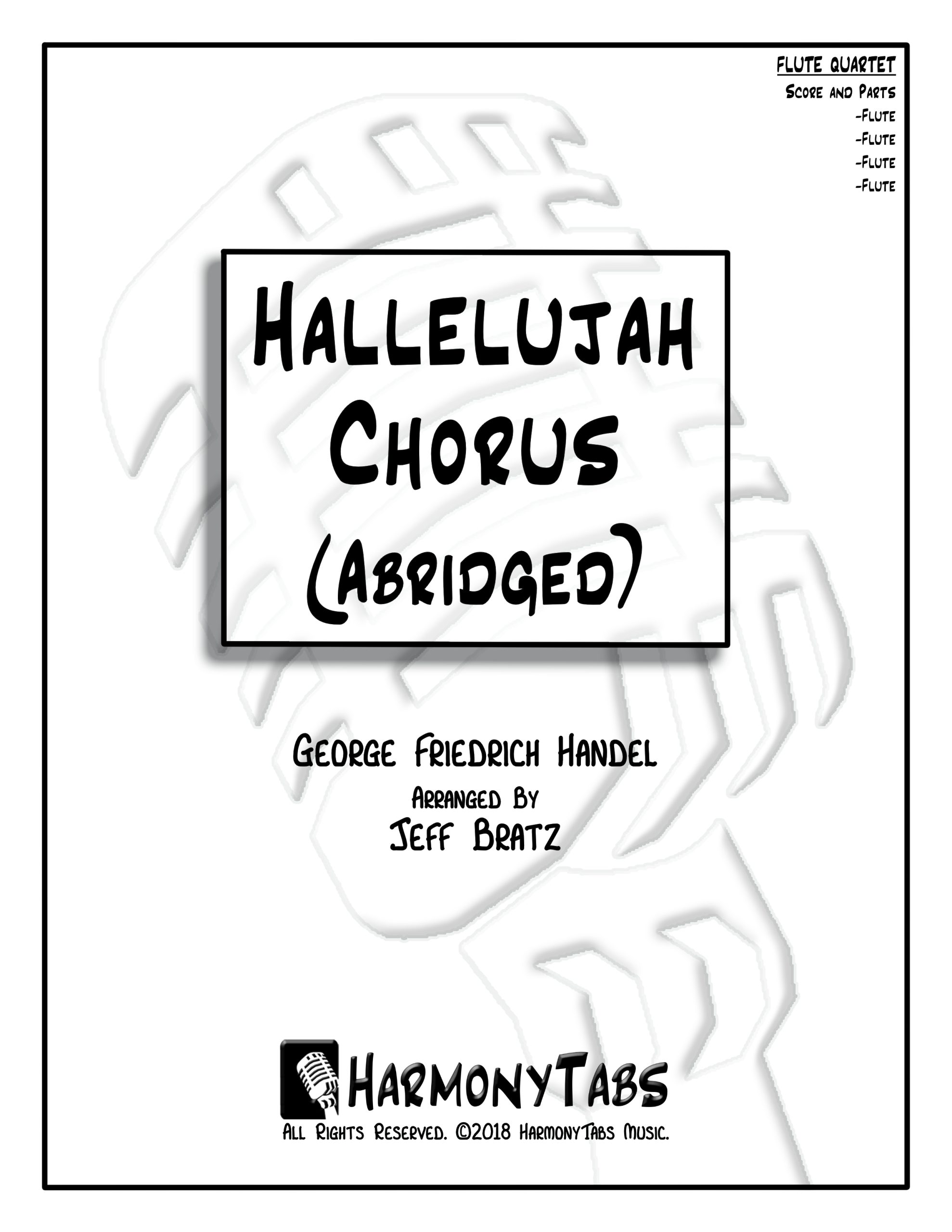 Hallelujah Chorus (Abridged) (Flute Quartet)-Cover