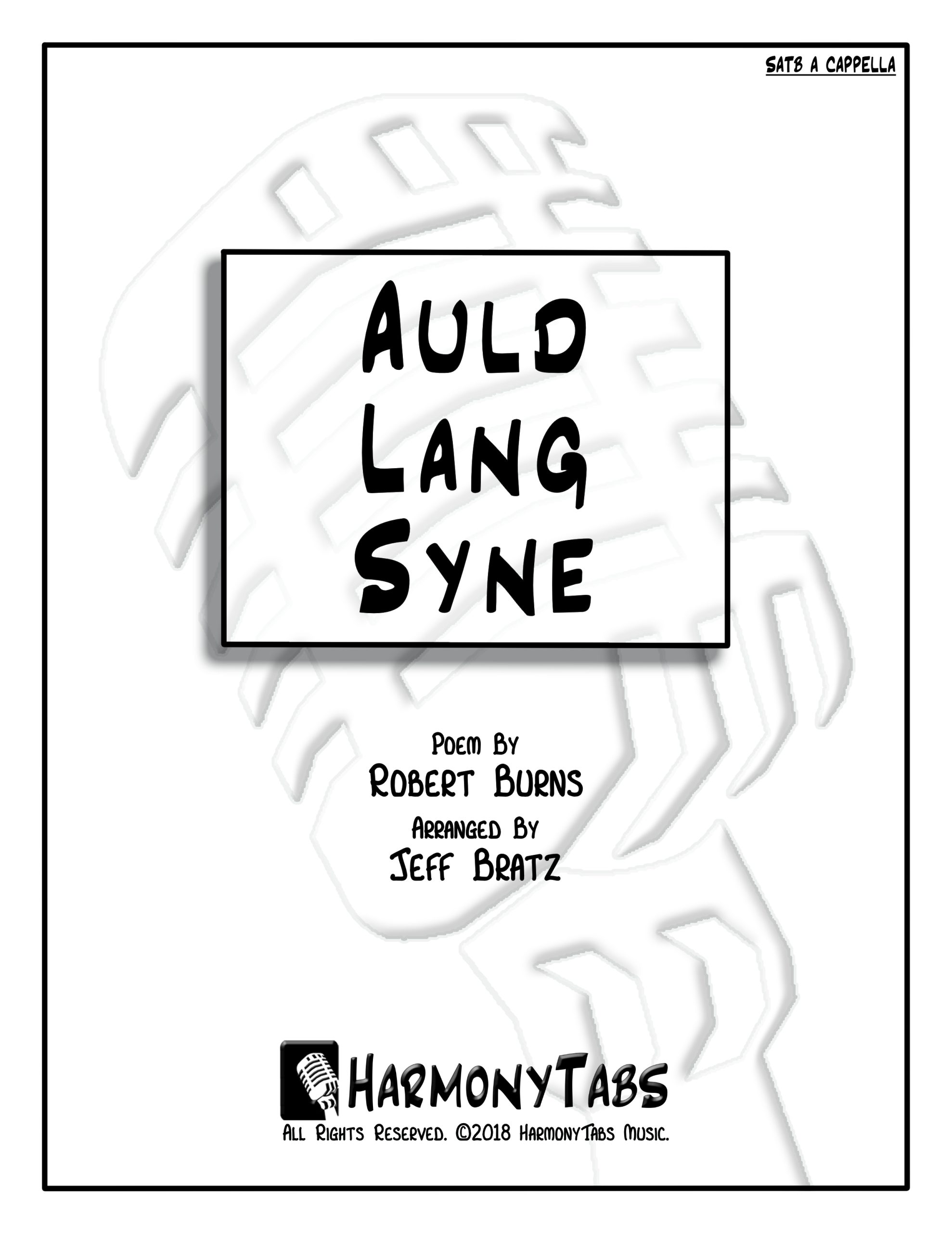 Auld Lang Syne (SATB A Cappella)-Cover