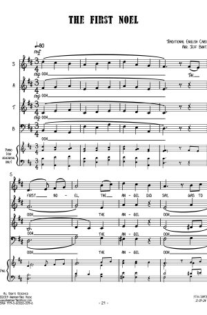 The First Noel (SATB A Cappella)