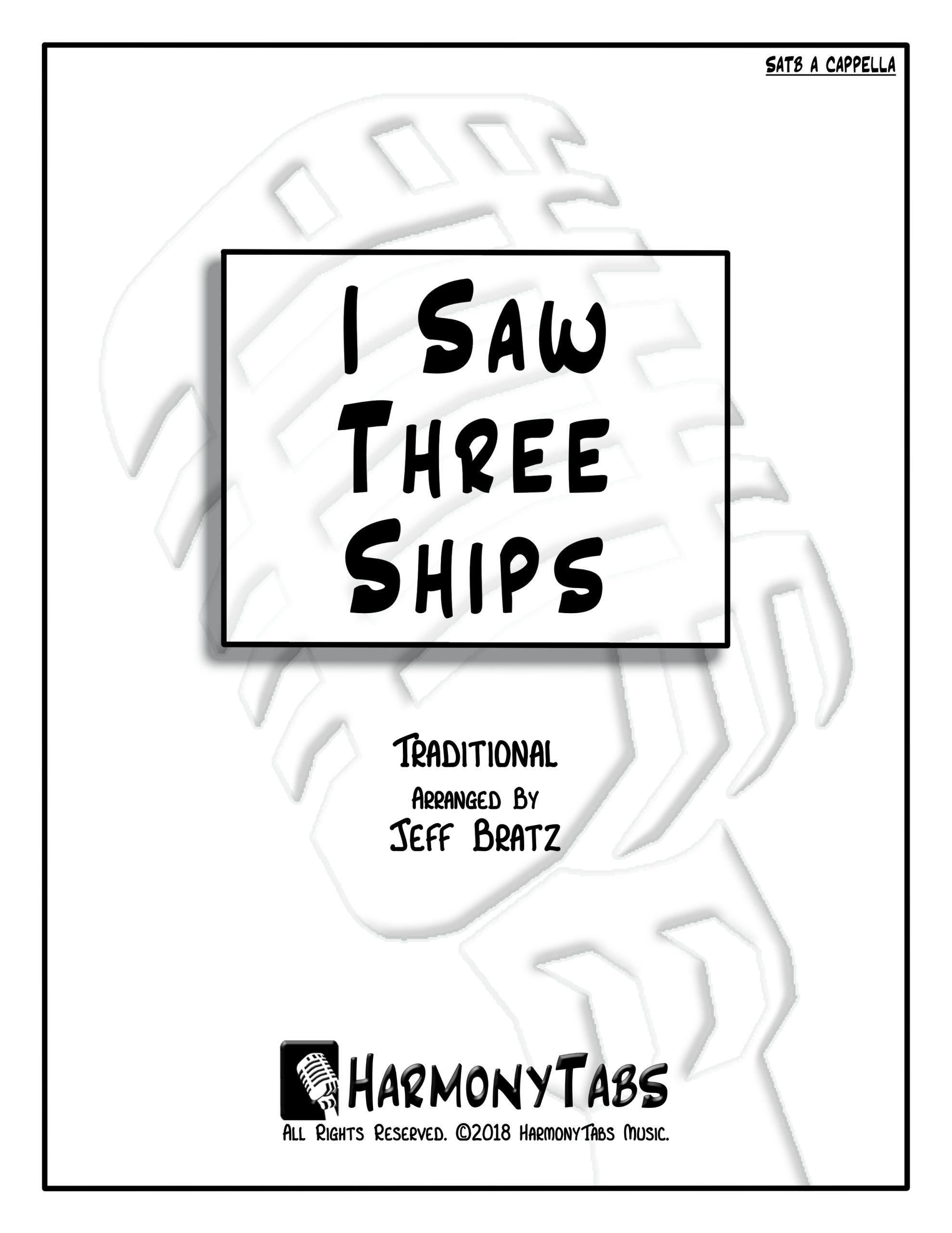 I Saw Three Ships (SATB A Cappella)-Cover