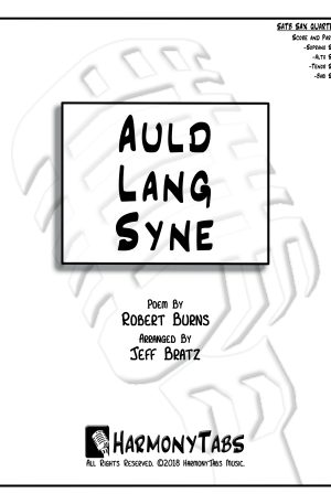 Auld Lang Syne (SATB Sax Quartet)