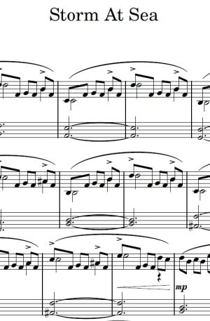 Storm At Sea – Piano Solo