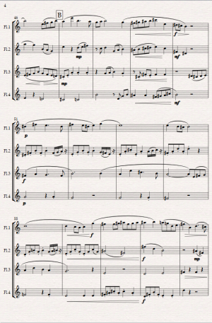 Shakespeare’s Garden. For Flute Quartet (4 C Flutes)