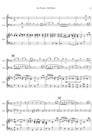 Ave Verum (for Euphonium Duet)