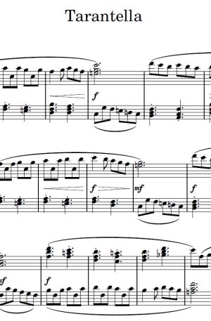 Tarantella – Piano Solo