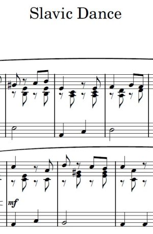 Slavic Dance – Piano Solo